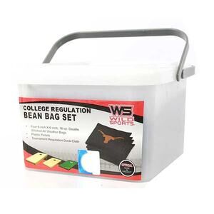 NCAA College Texas Longhorns Bean Bag Set (4 Pack) UT Bevo Wild Sports